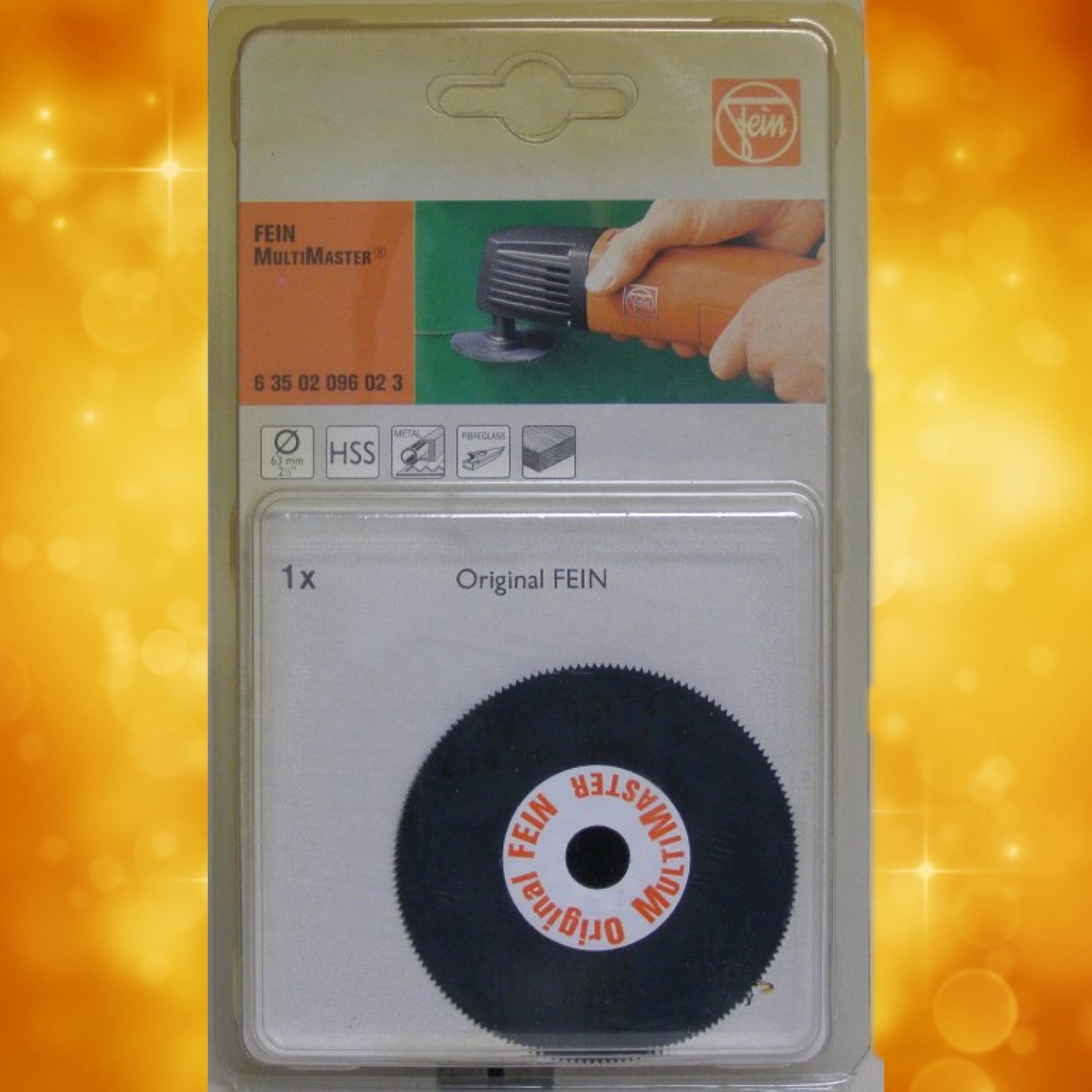 Fein Blades for Cutting Sheet Metal, Fiberglass, or wood.  2-1/2 in. Diameter Single Blade 6-35-02-096-02-3 6-35-02-096-02-3